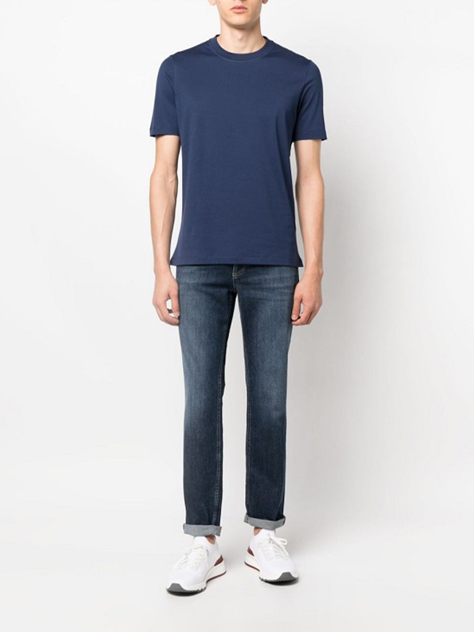 T-shirt girocollo M0T611308 C9695 BRUNELLO CUCINELLI 