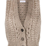 Gilet in cashmere MPA361116 CSD65 BRUNELLO CUCINELLI 