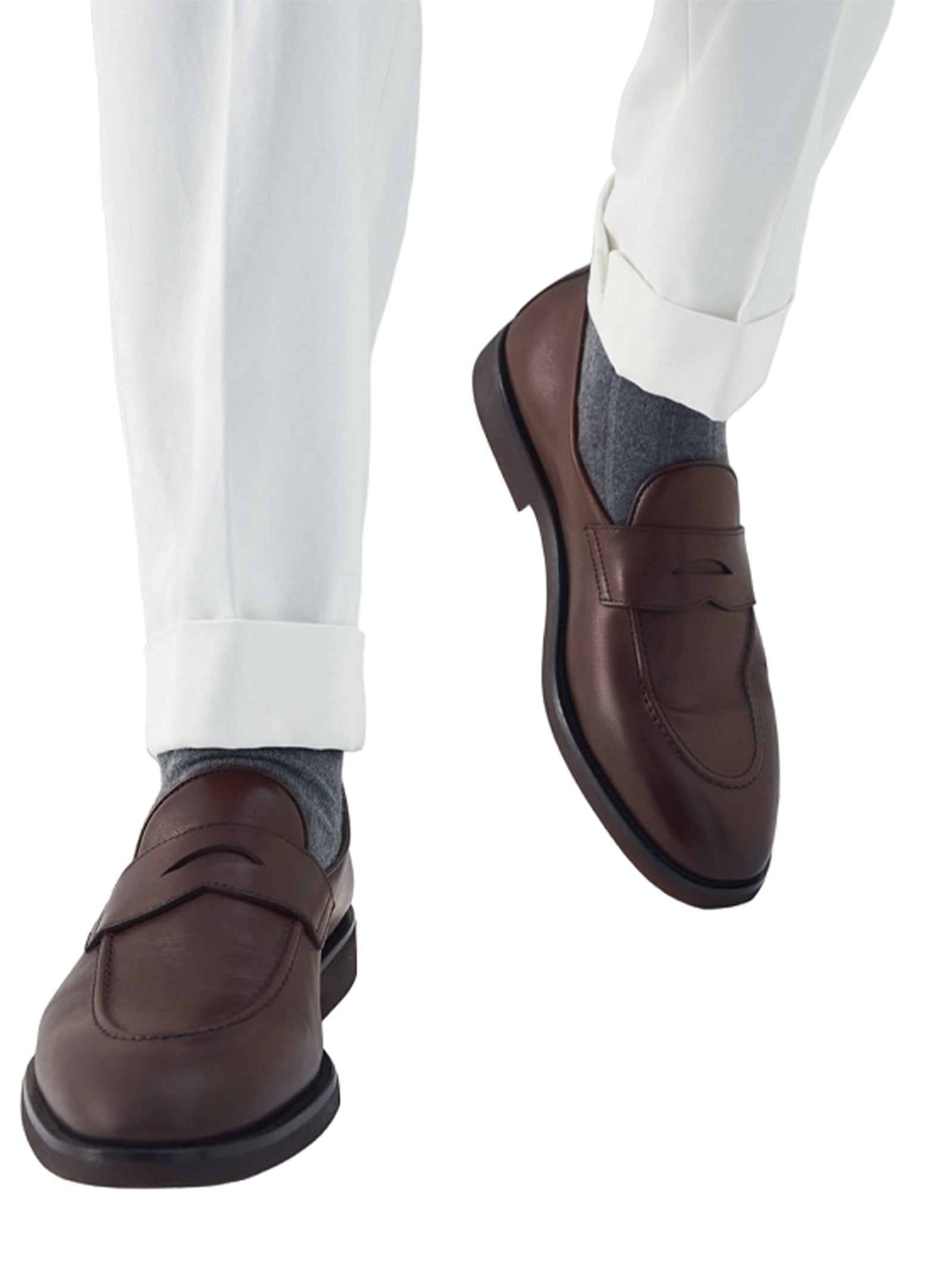 Mocassini in pelle di vitello MZUANTE880 C8064 BRUNELLO CUCINELLI 