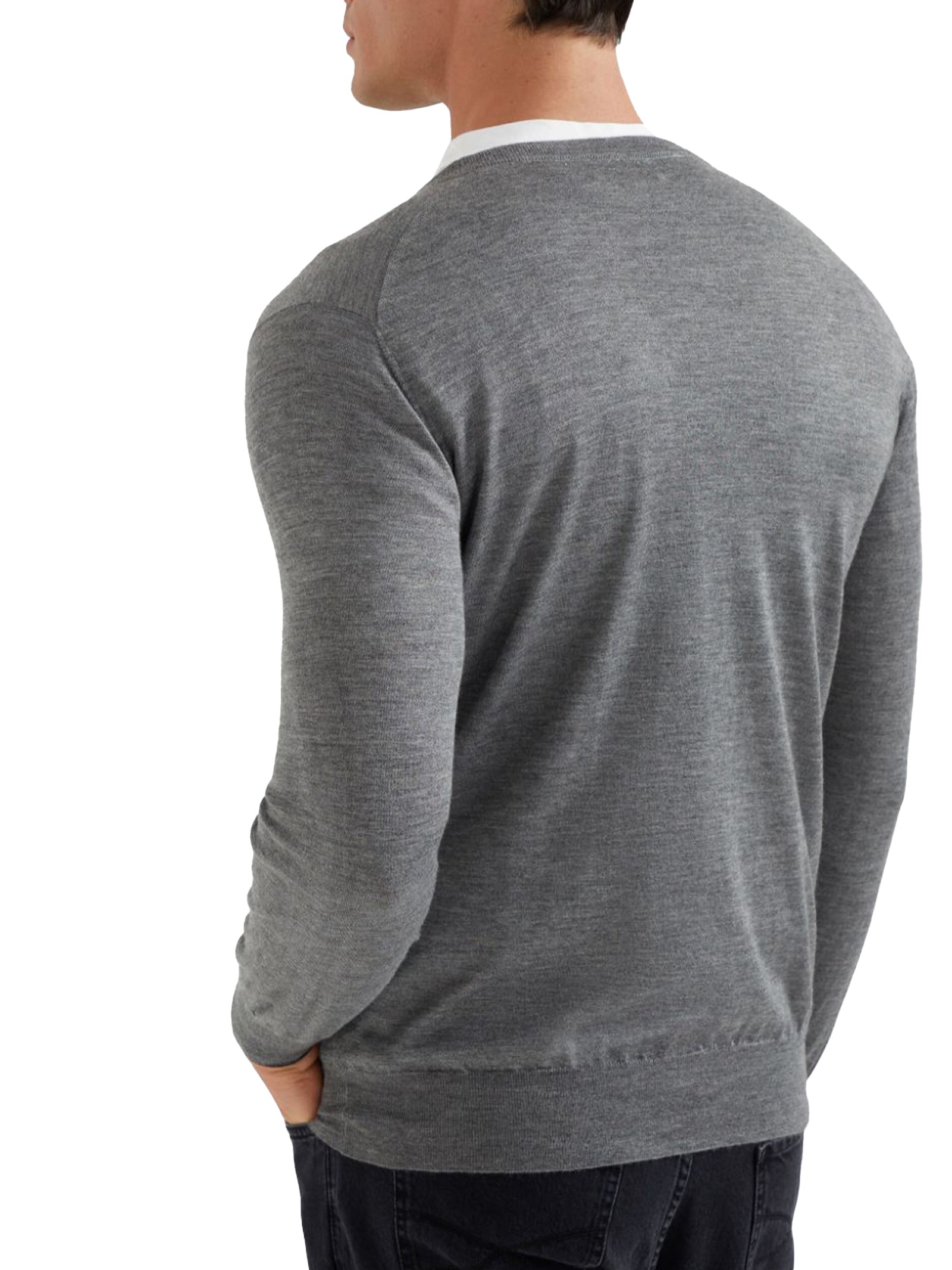 Maglia girocollo in cashmere<BR/> M2300100 CG217 BRUNELLO CUCINELLI 