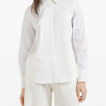 Camicia stretch con Shiny Collar M0091MA606 C159 BRUNELLO CUCINELLI 