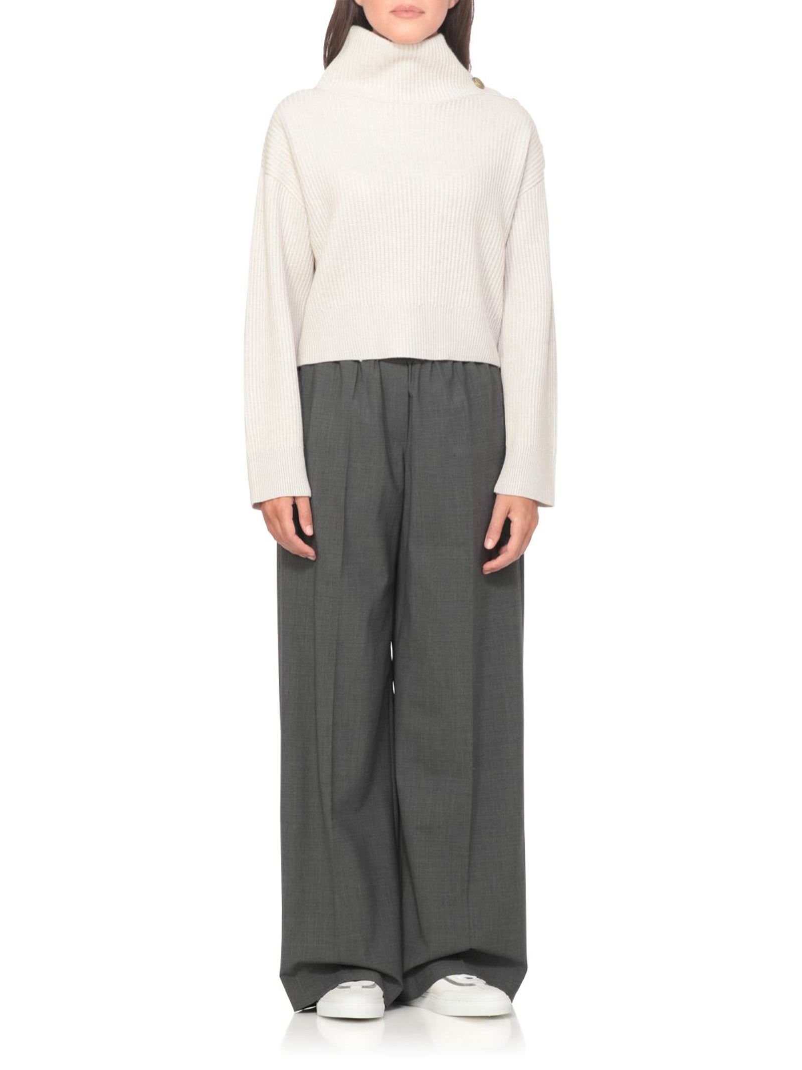 Maglia collo alto lana e cashmere M16725104 C9610 BRUNELLO CUCINELLI 