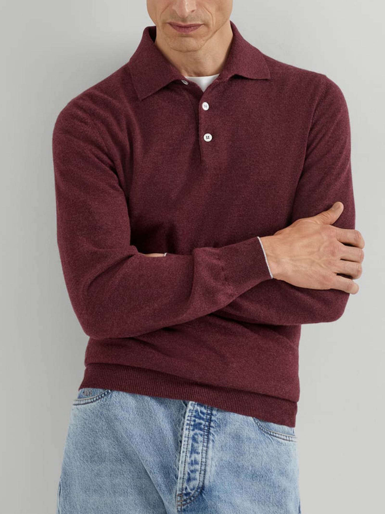 Polo in cashmere M2200295 CEG54 BRUNELLO CUCINELLI 