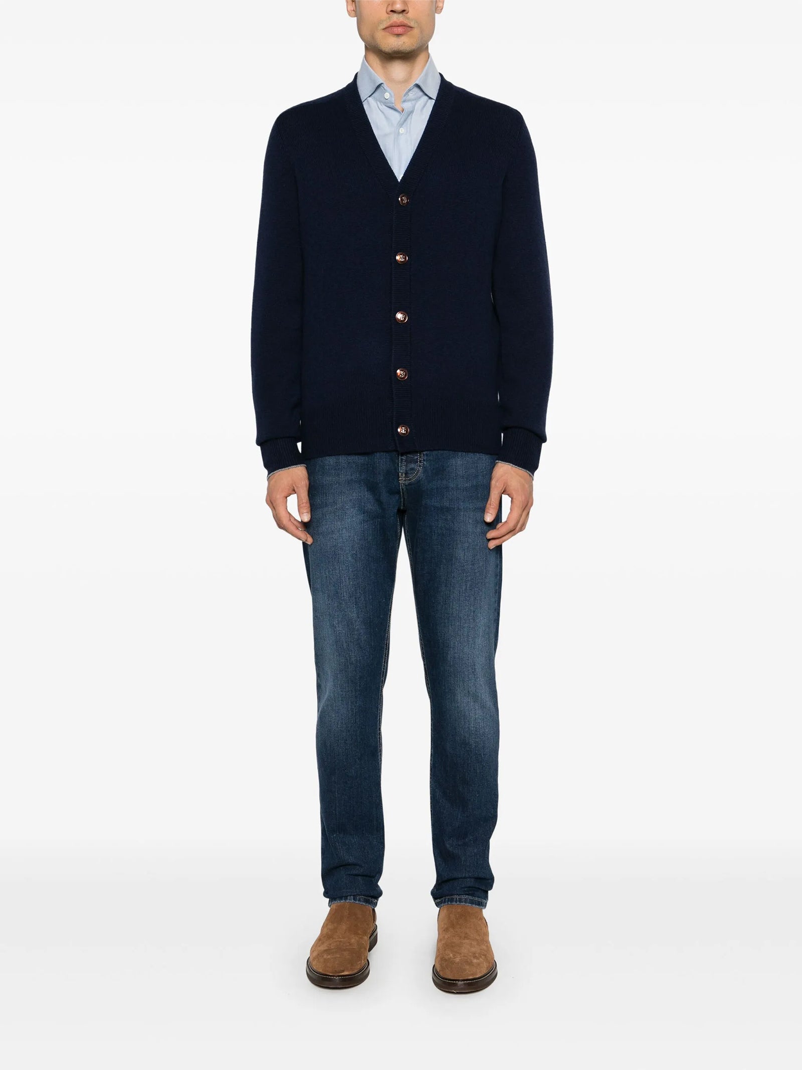 Pantalone denim M283PO1090 C1468 BRUNELLO CUCINELLI 