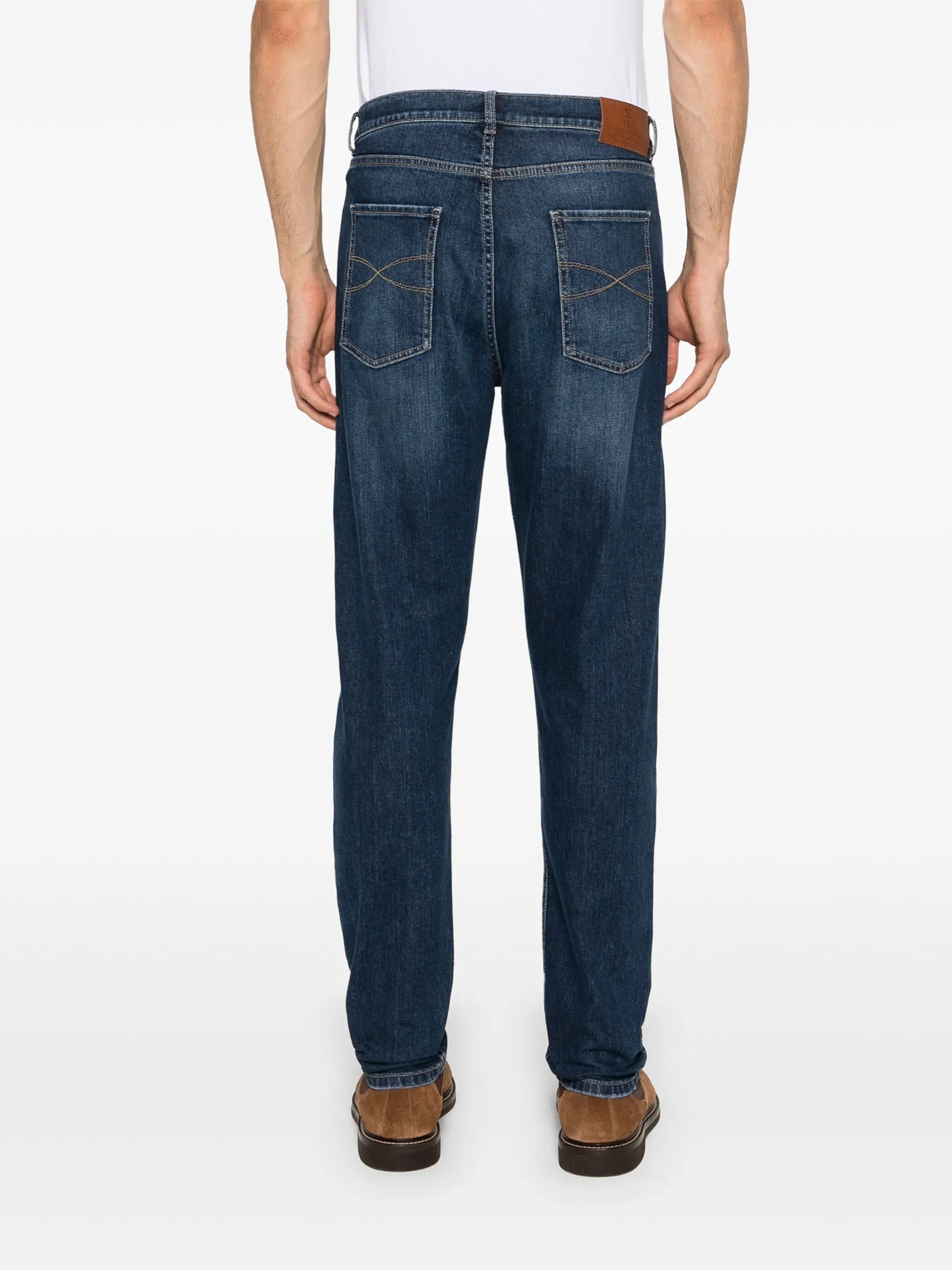 Pantalone denim M283PO1090 C1468 BRUNELLO CUCINELLI 
