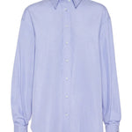 Camicia in tela di cotone MA795NL916 C013 BRUNELLO CUCINELLI 