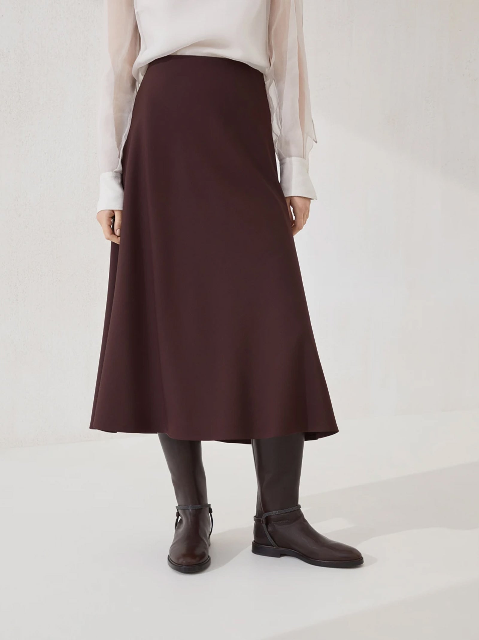 Gonna Flute MB143G3634 C4243 BRUNELLO CUCINELLI 