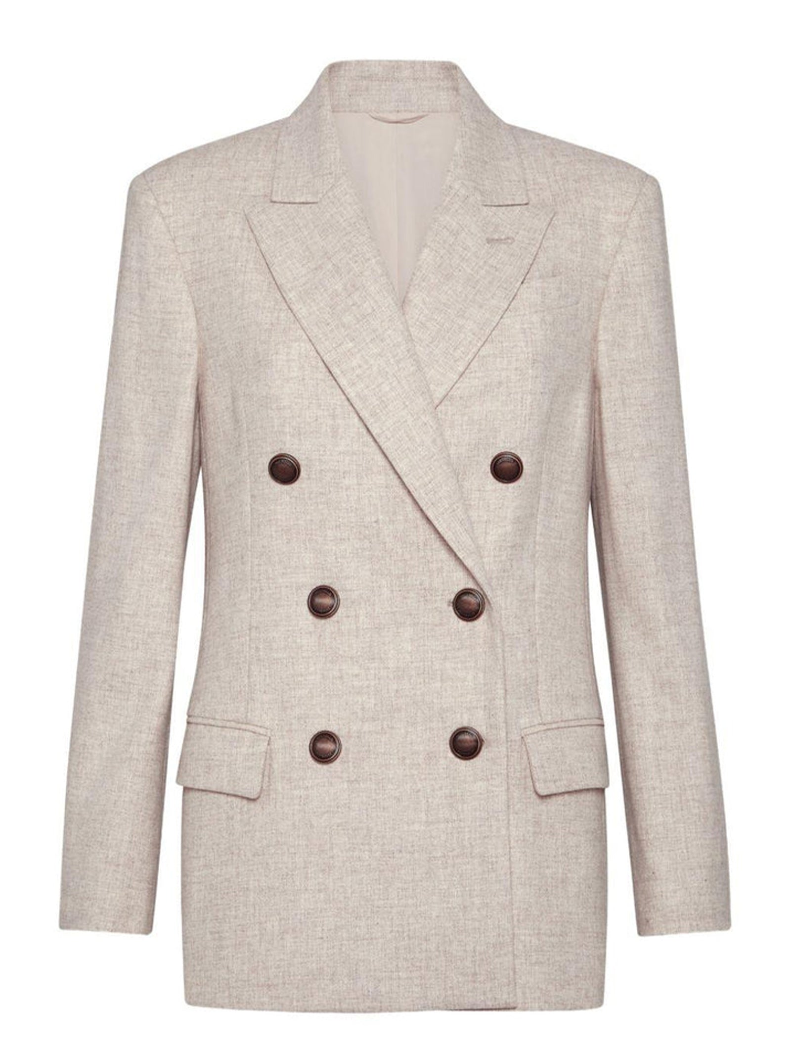 Giacca in flanella twill MB1627054 C012 BRUNELLO CUCINELLI 