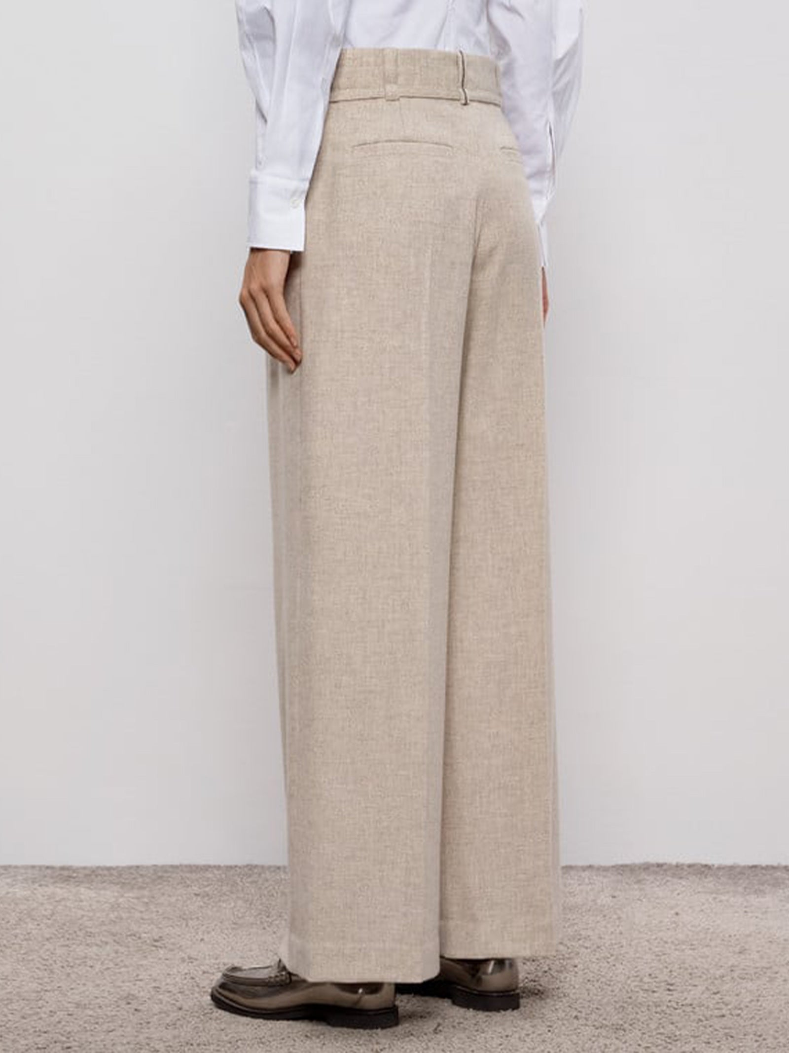 Pantalone in flanella twill MB162P9050 C012 BRUNELLO CUCINELLI 