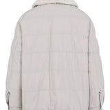 Piumino con collo in shearling MG5017688 C7958 BRUNELLO CUCINELLI 