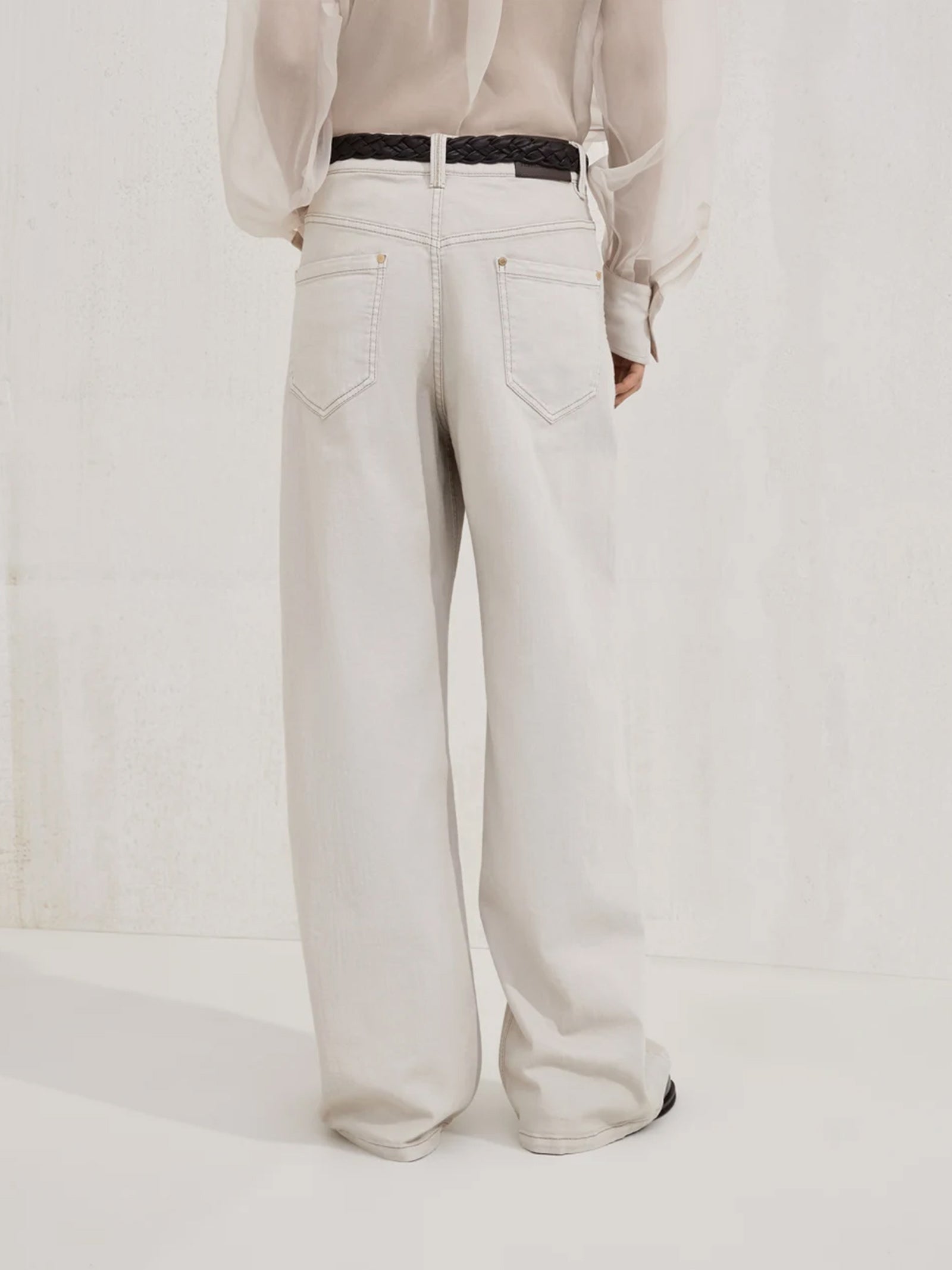 Pantalone denim MH137P4021 C9443 BRUNELLO CUCINELLI 