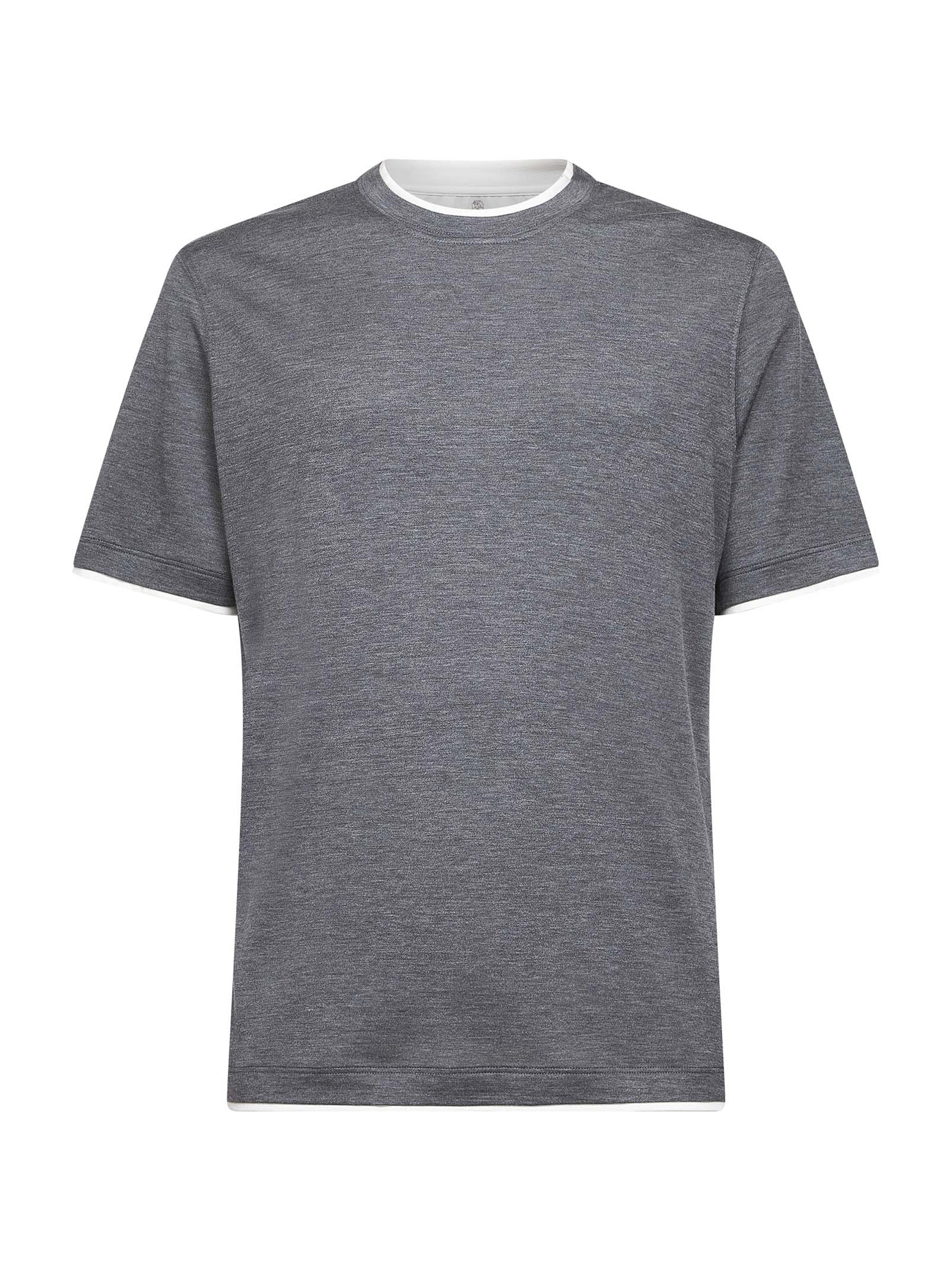 T-shirt girocollo MH8367427 CWD40 BRUNELLO CUCINELLI 