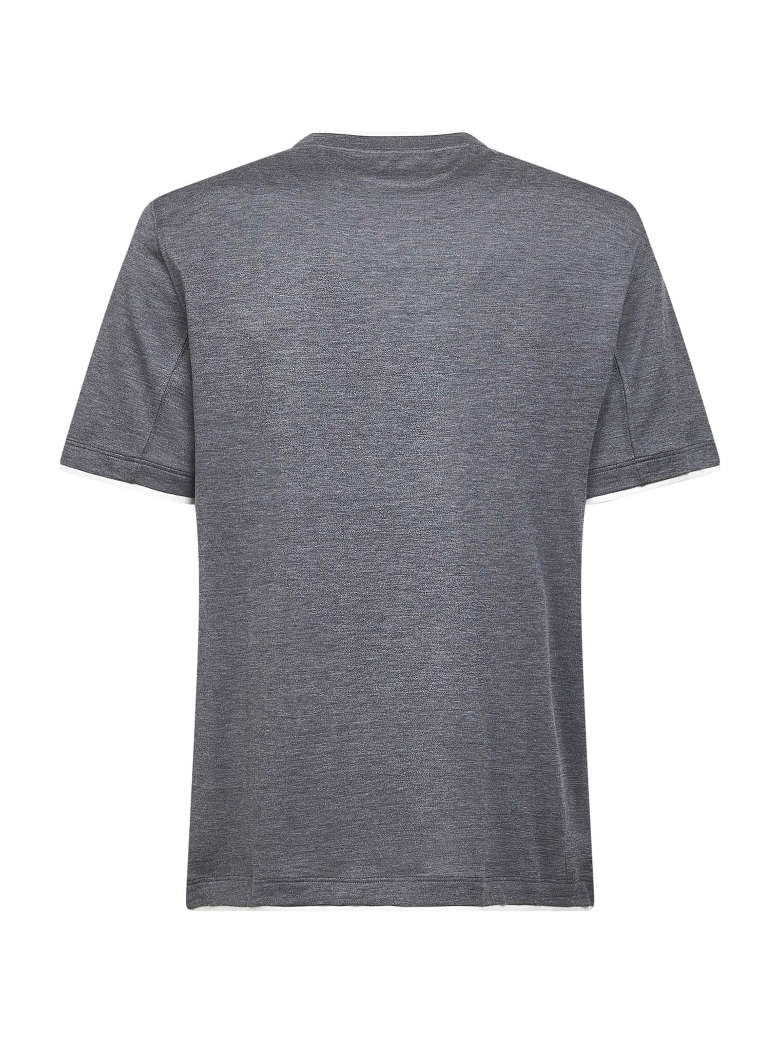 T-shirt girocollo MH8367427 CWD40 BRUNELLO CUCINELLI 