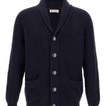 Cardigan scollo sciallato MNI708606 C2425 BRUNELLO CUCINELLI 