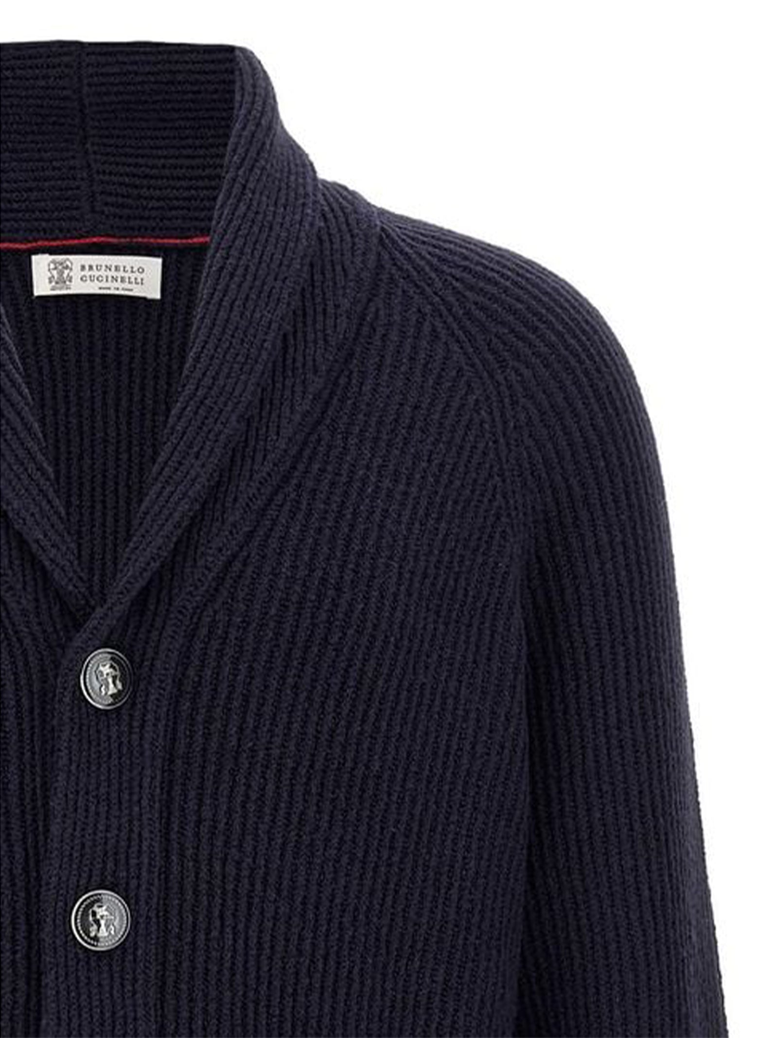 Cardigan scollo sciallato MNI708606 C2425 BRUNELLO CUCINELLI 