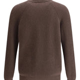 Cardigan scollo sciallato MNI708606 C2559 BRUNELLO CUCINELLI 