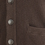 Cardigan scollo sciallato MNI708606 C2559 BRUNELLO CUCINELLI 