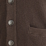Cardigan scollo sciallato MNI708606 C2559 BRUNELLO CUCINELLI 