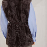 Gilet in shearling MPCHK7498 C4408 BRUNELLO CUCINELLI 