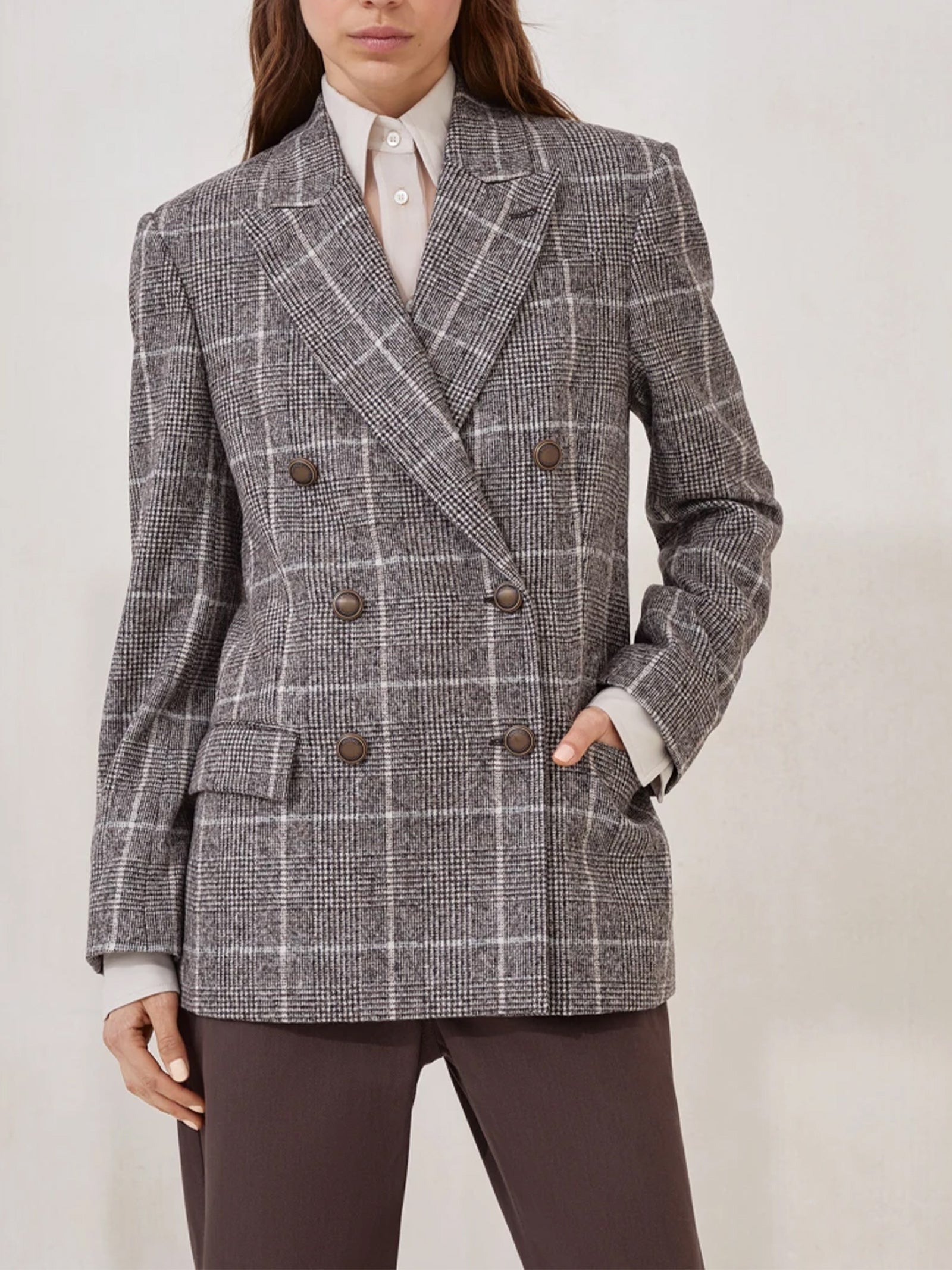 Giacca doppiopetto MV4037053 C011 BRUNELLO CUCINELLI 