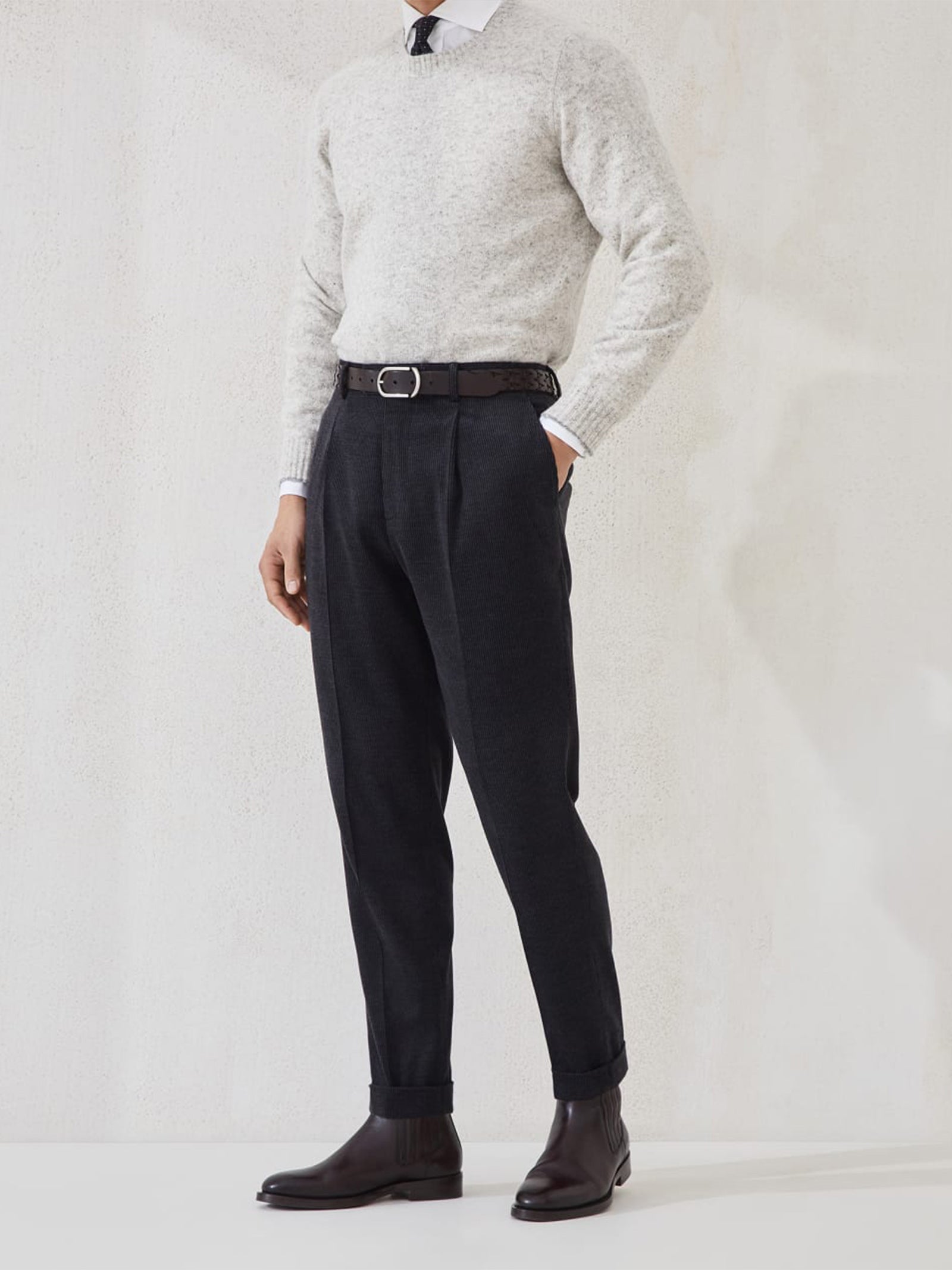 Pantalone in velluto a coste MV415L00H C006 BRUNELLO CUCINELLI 