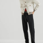 Bomber in flanella MY4966559 CJZ81 BRUNELLO CUCINELLI 