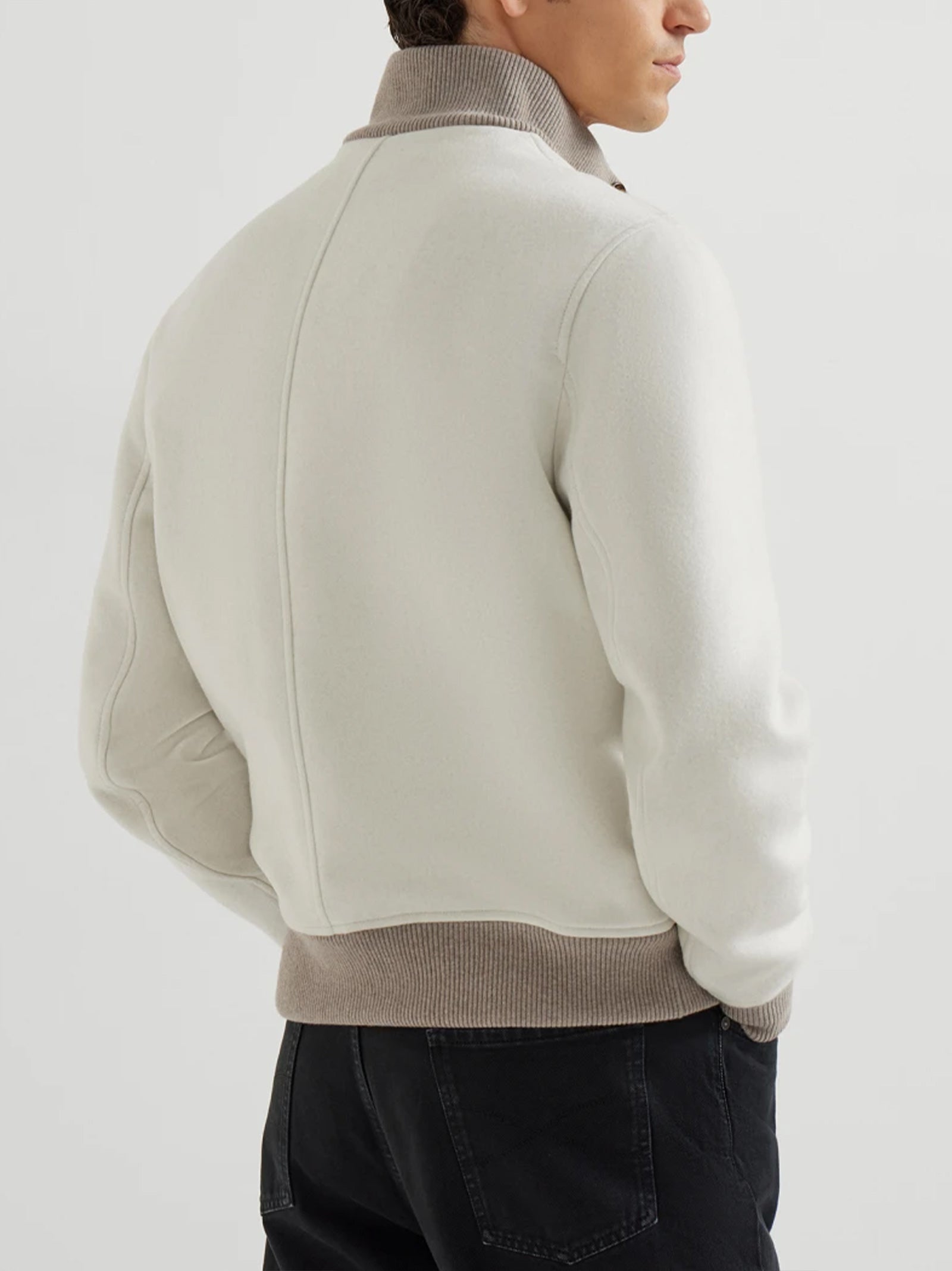 Bomber in flanella MY4966559 CJZ81 BRUNELLO CUCINELLI 