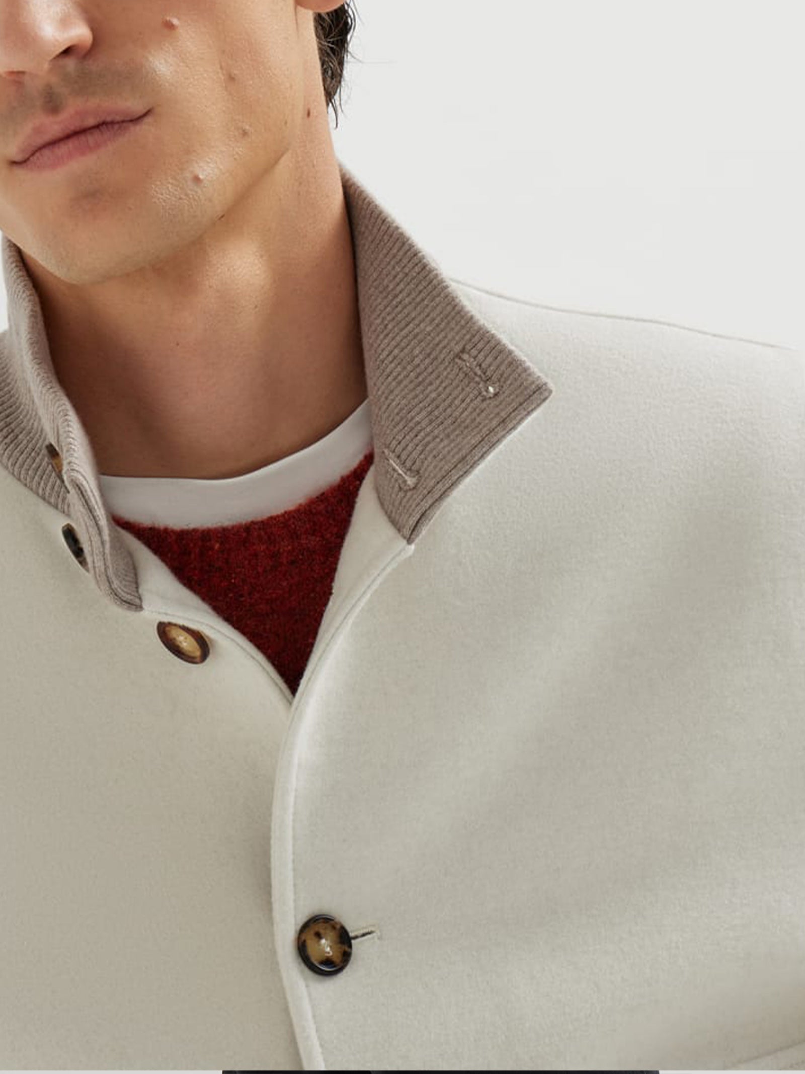 Bomber in flanella MY4966559 CJZ81 BRUNELLO CUCINELLI 