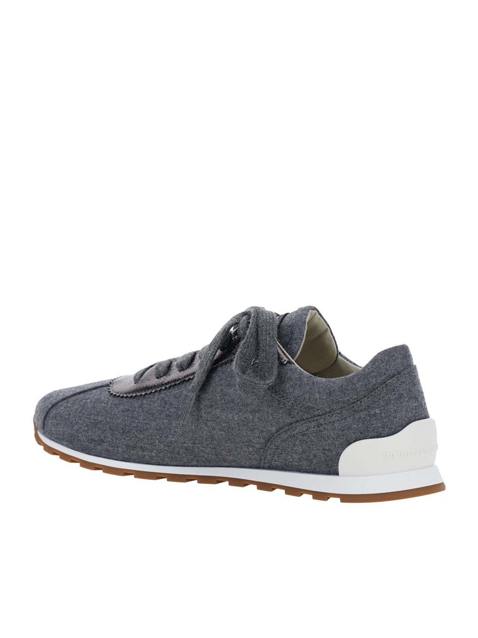 Runners in flanella di lana vergine MZ26G3031 C003 BRUNELLO CUCINELLI 