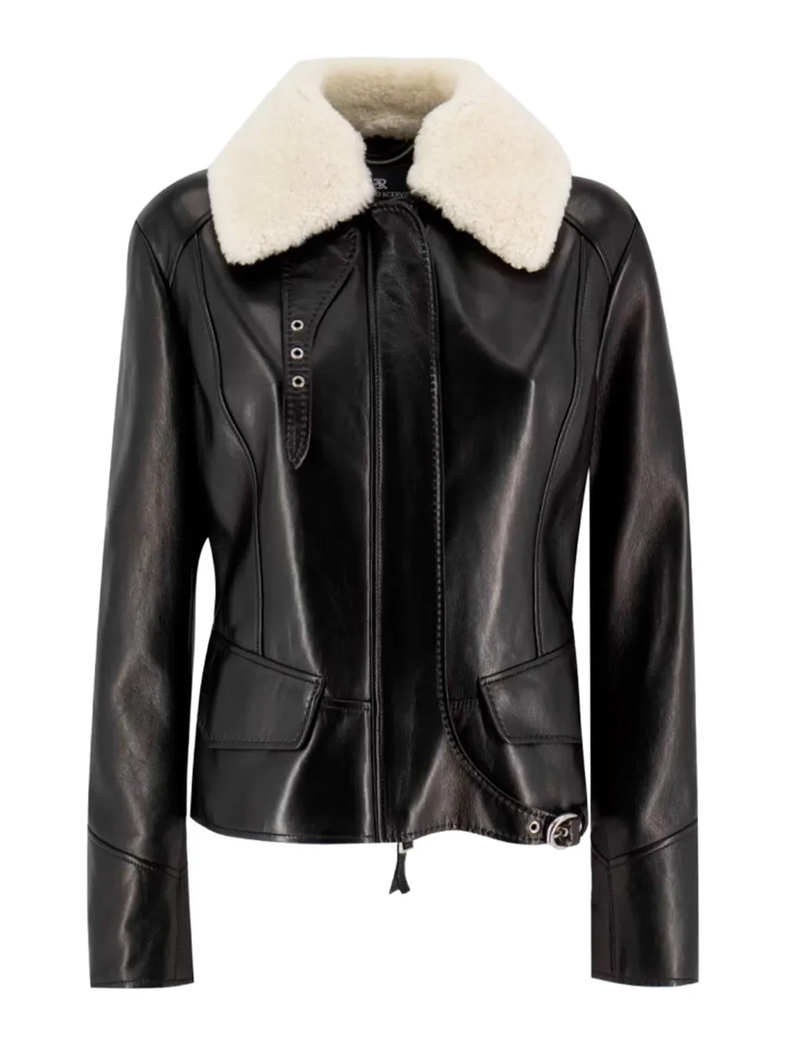 Giacca in pelle D470I314SHGKH 95708 ERMANNO SCERVINO 