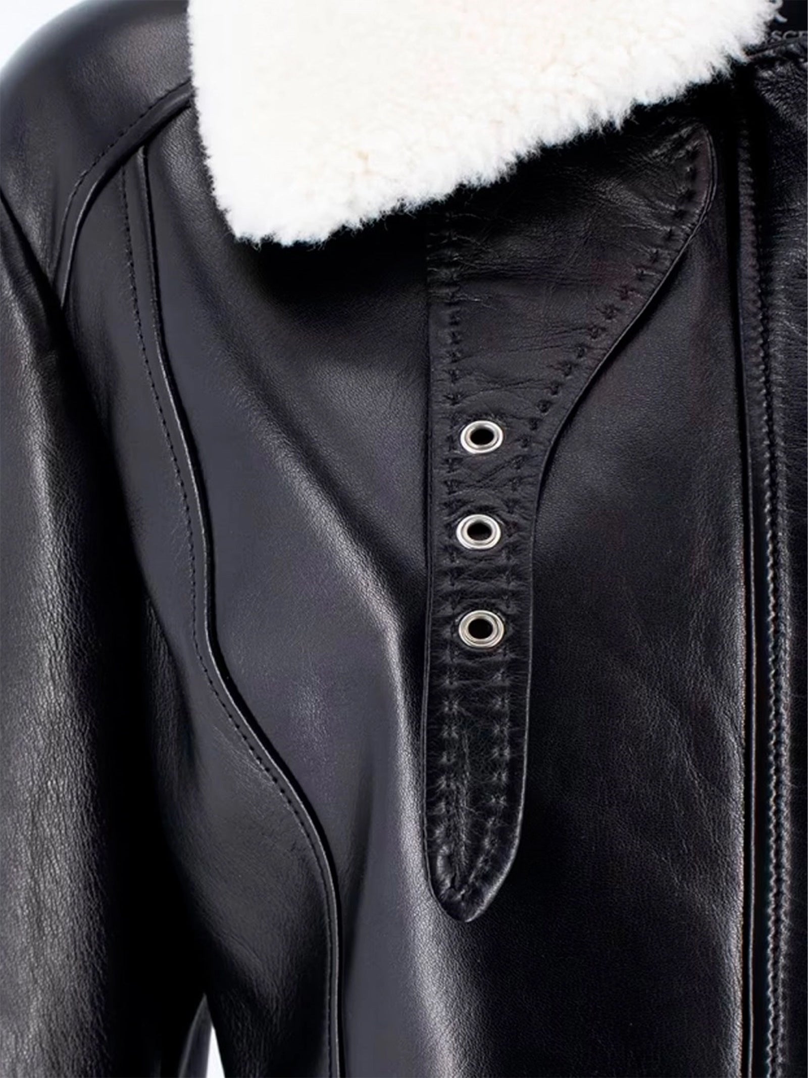 Giacca in pelle D470I314SHGKH 95708 ERMANNO SCERVINO 