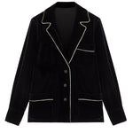 Blusa in velluto D472I700QVJ 95708 ERMANNO SCERVINO 
