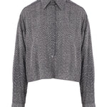 Camicia corta con strass D472K323CTZFY S4706 ERMANNO SCERVINO 