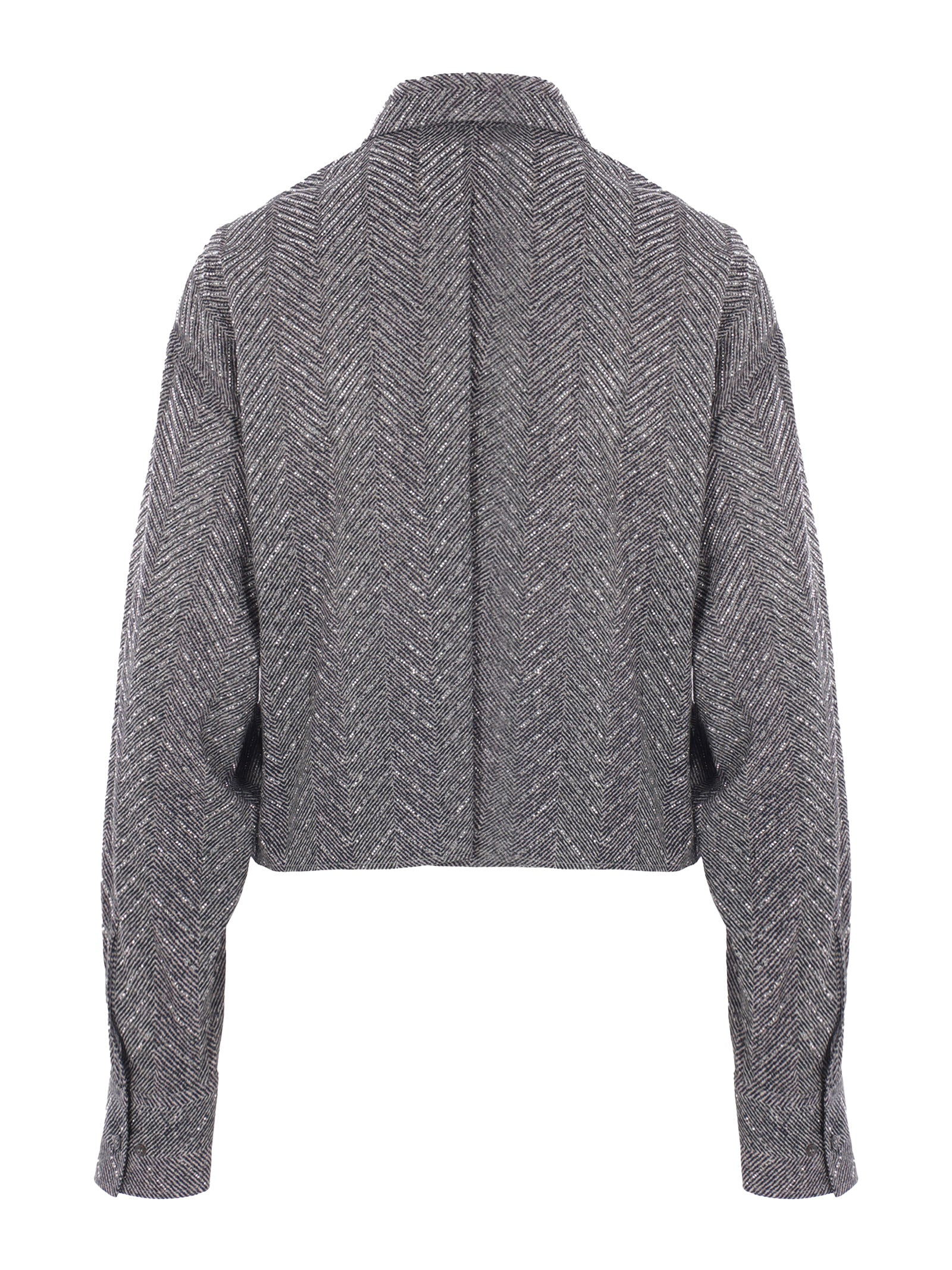 Camicia corta con strass D472K323CTZFY S4706 ERMANNO SCERVINO 