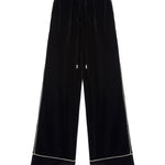 Pantalone palazzo in velluto D472P701QVJ 95708 ERMANNO SCERVINO 