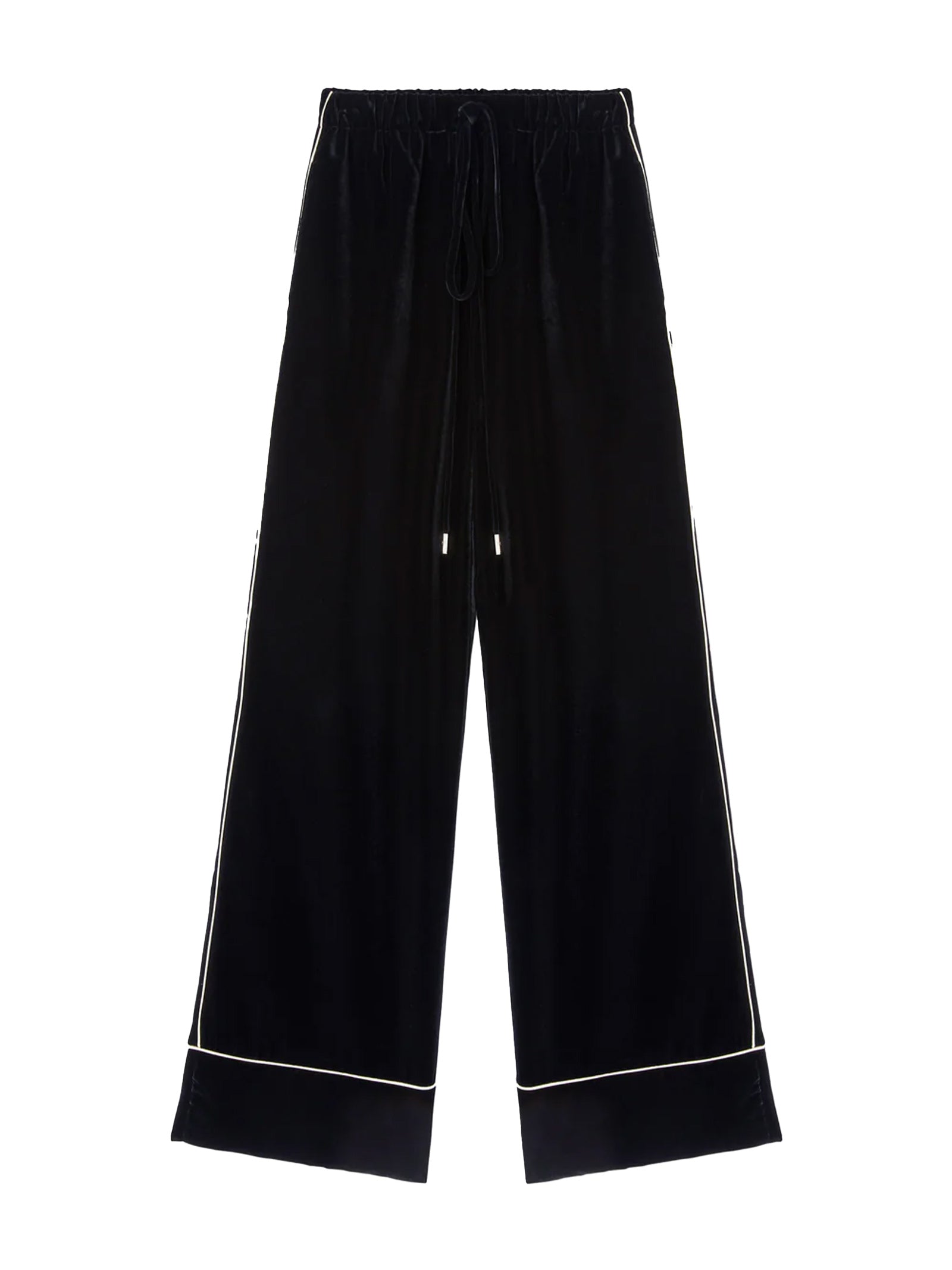 Pantalone palazzo in velluto D472P701QVJ 95708 ERMANNO SCERVINO 