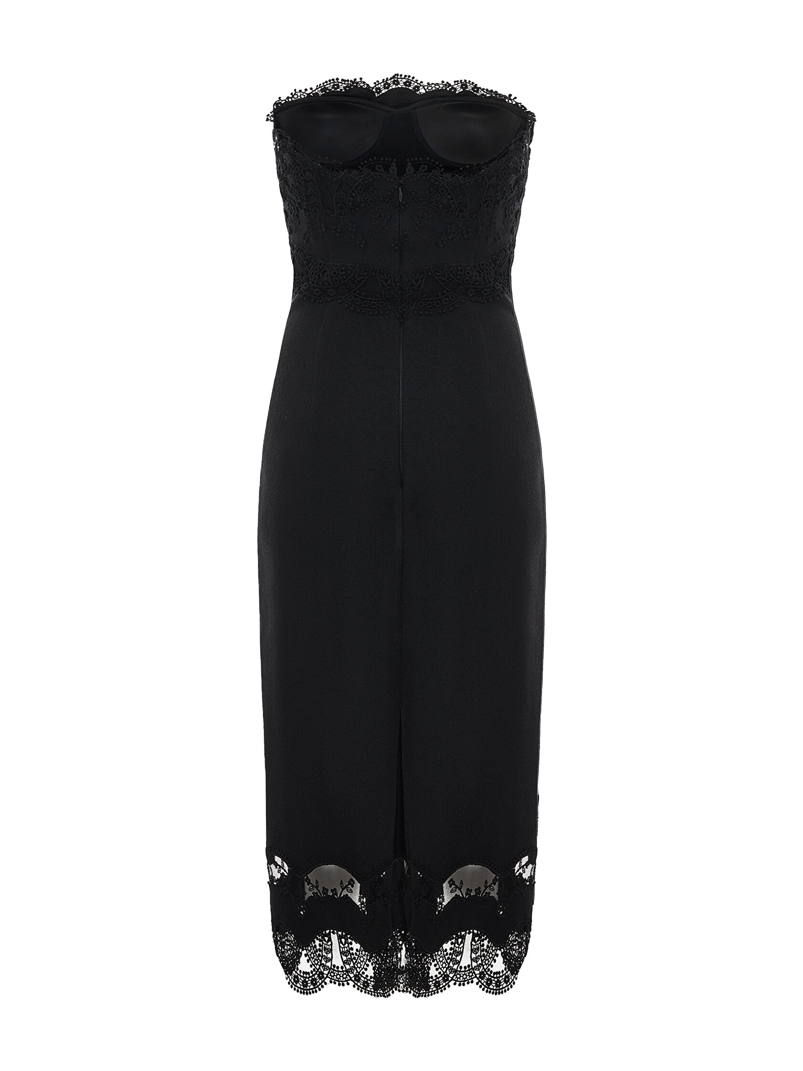 Abito senza maniche in pizzo D472Q318WHB 95708 ERMANNO SCERVINO 