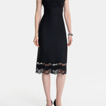 Abito senza maniche in pizzo D472Q318WHB 95708 ERMANNO SCERVINO 