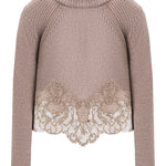 Maglia cropped in cashmere D475M305APKFX M1507 ERMANNO SCERVINO 