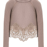 Maglia cropped in cashmere D475M305APKFX M1507 ERMANNO SCERVINO 