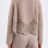 Maglia cropped in cashmere D475M305APKFX M1507 ERMANNO SCERVINO 
