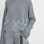 Maglia cropped in cashmere D475M305APKFX M2921 ERMANNO SCERVINO 
