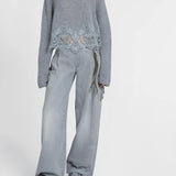 Maglia cropped in cashmere D475M305APKFX M2921 ERMANNO SCERVINO 