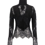 Maglia inserti pizzo D475M705APATL 95708 ERMANNO SCERVINO 