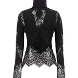 Maglia inserti pizzo D475M705APATL 95708 ERMANNO SCERVINO 