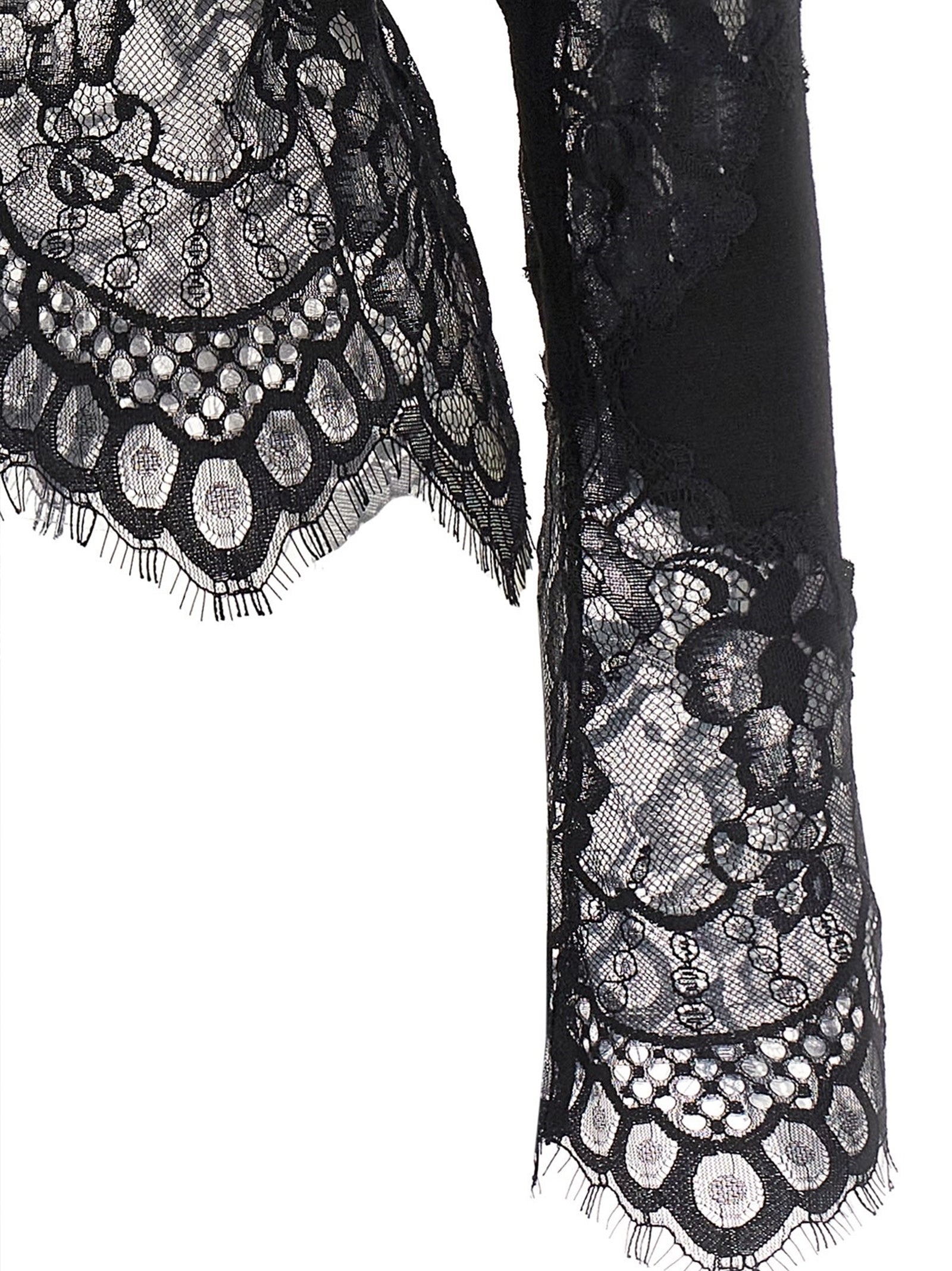 Maglia inserti pizzo D475M705APATL 95708 ERMANNO SCERVINO 