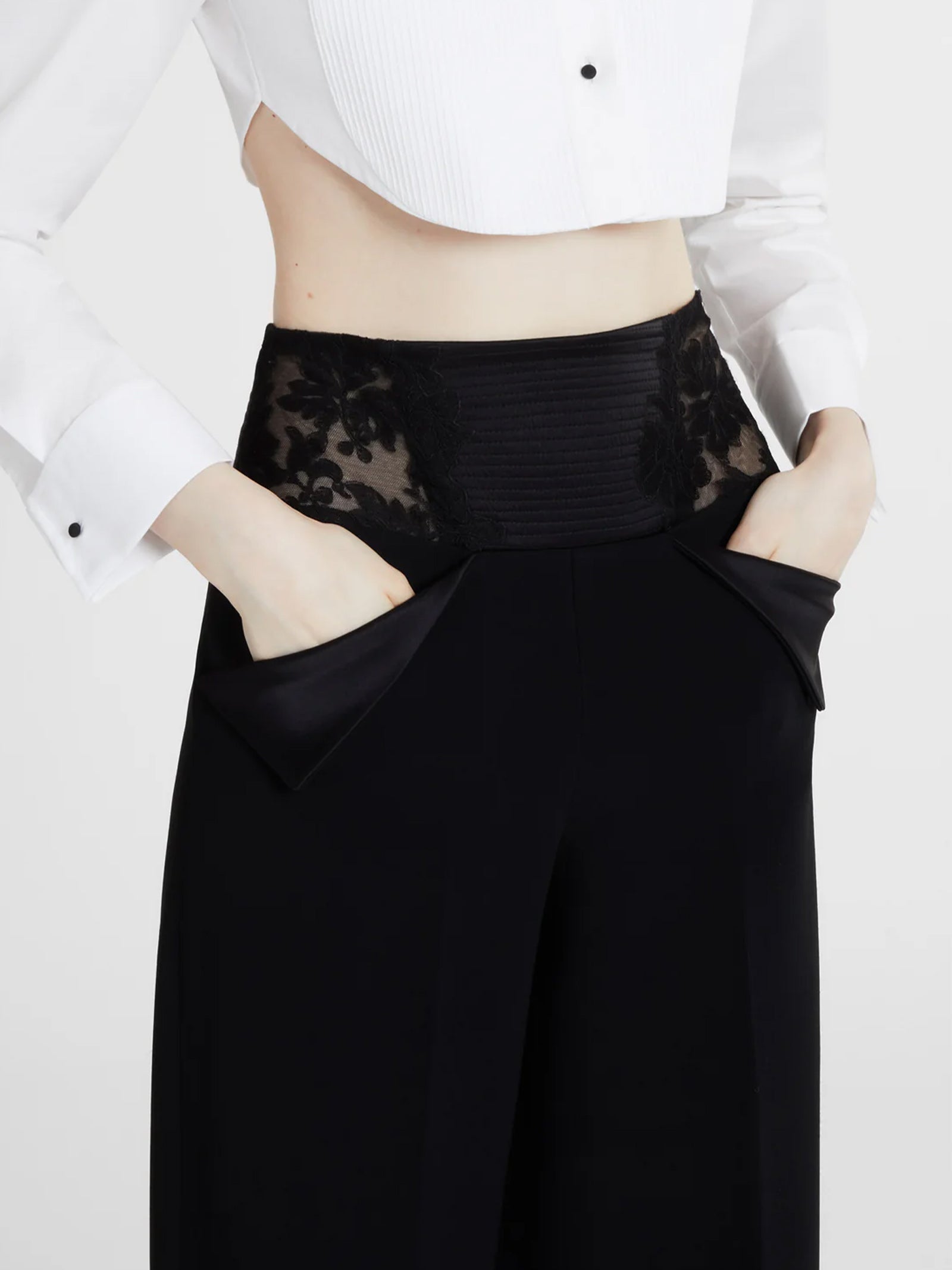 Pantalone palazzo D476P707TEILM 95708 ERMANNO SCERVINO 
