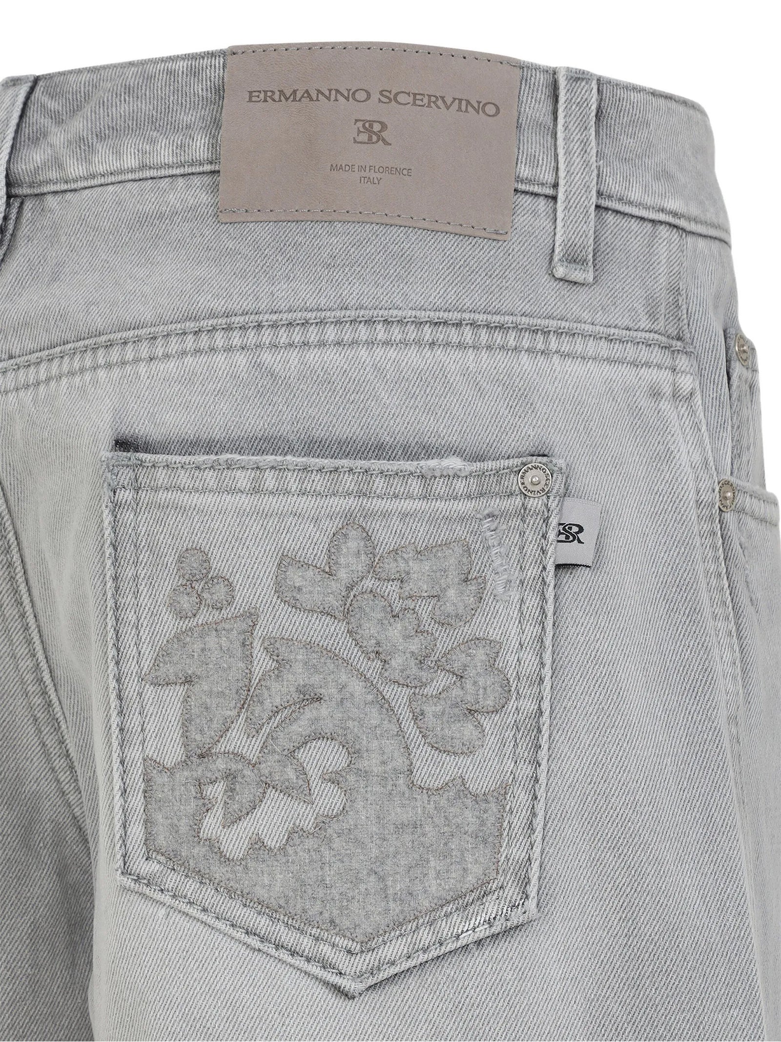 Pantaloni denim con ricamo D477P367IGFV 44103 ERMANNO SCERVINO 