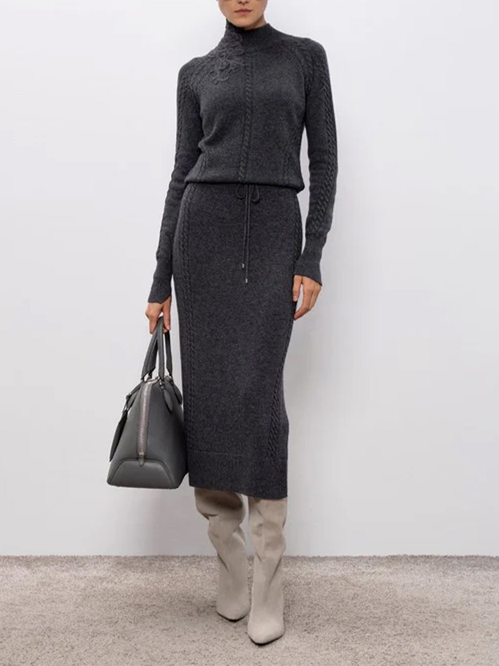 Gonna lunga a tubino D474O500NJG 84005 ERMANNO SCERVINO 