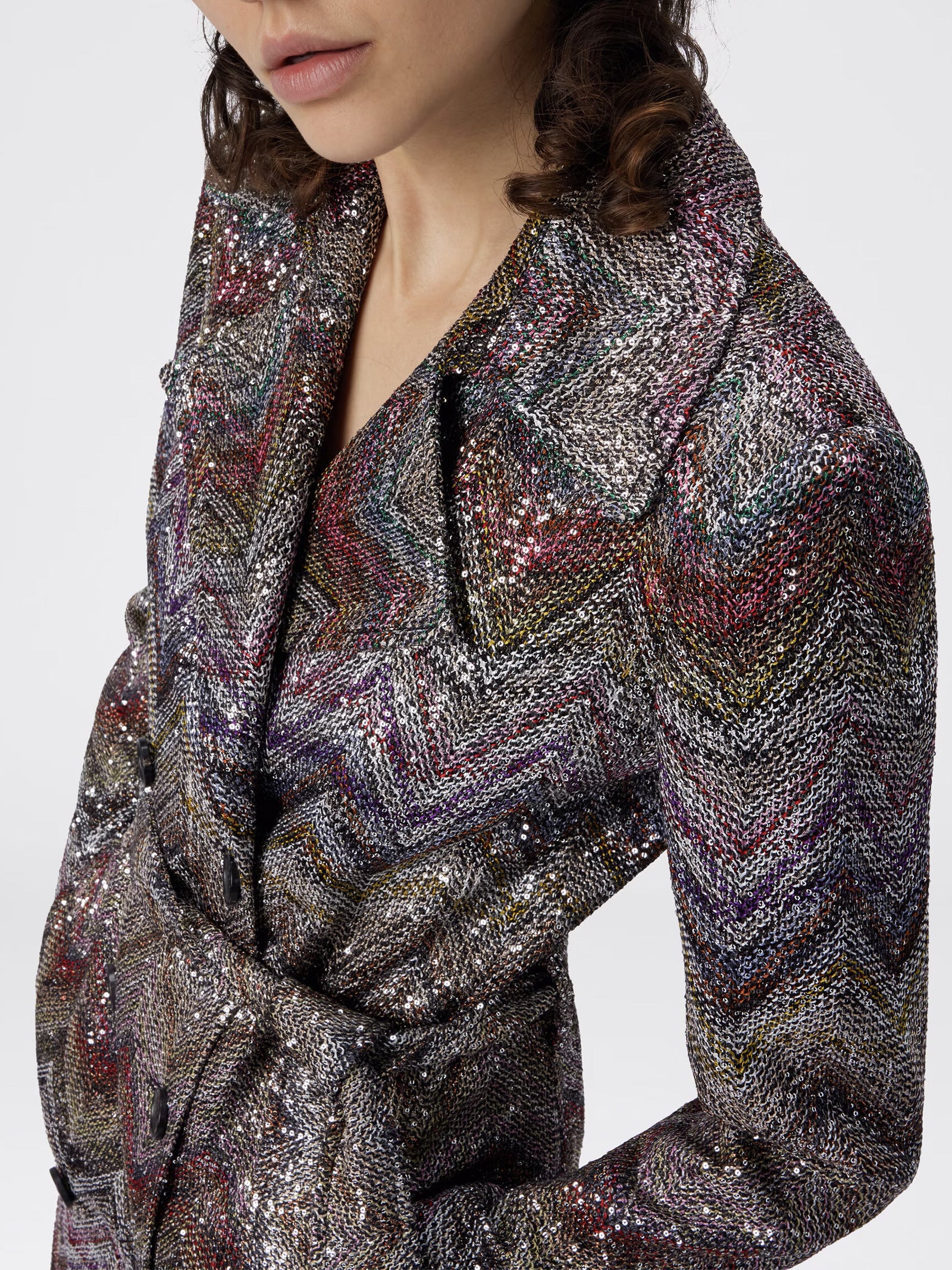 Trench lungo doppiopetto DS25WC0GBC005G S01HU MISSONI 
